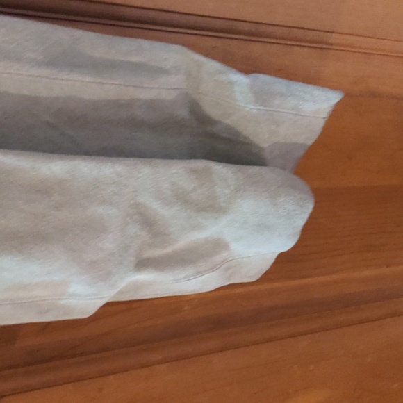 Vintage JouJou Skins Genuine Suede Pistachio Green Straight Leg Pants Size 5/6 - Picture 8 of 15